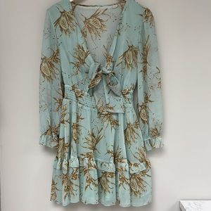 Green summer dress